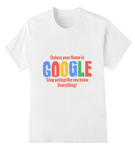 Are You Google? Womens Short Sleeve Shirts