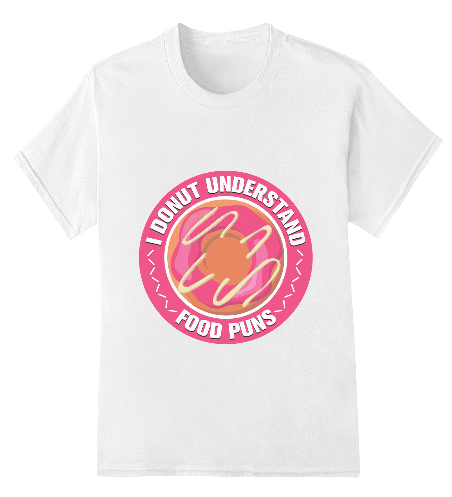 Donut Understand Food Puns Womens Short Sleeve Shirts