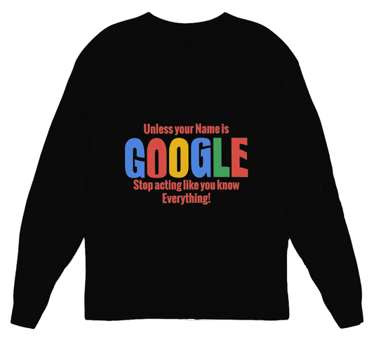 Are You Google? Womens Long Sleeve Shirt