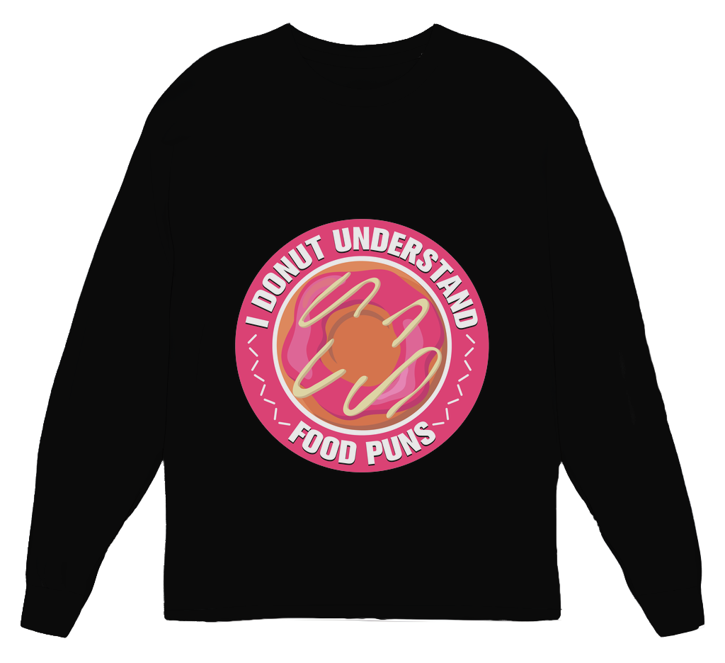 Donut Understand Food Puns Womens Long Sleeve Shirt