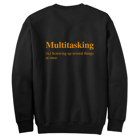 Multitasking Womens Crewneck Sweater